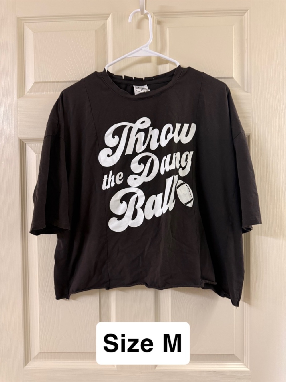 Distressed Boutique Football Shirt